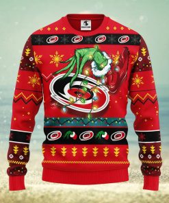 Carolina Hurricanes Grinch Christmas Ugly Sweater