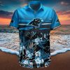 Carolina Panthers NFL Ocean Fish Tropical Beach Custom Name Hawaiian Shirt