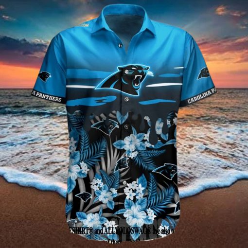 Carolina Panthers All Over Print Hawaiian Shirt