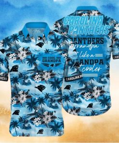 Carolina Panthers For Grandparent Full Printing Hawaiian Shirt