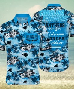 Carolina Panthers For Grandparent Full Printing Hawaiian Shirt