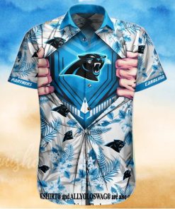 Carolina Panthers Grateful Dead Full Printed Hawaiian Shirt