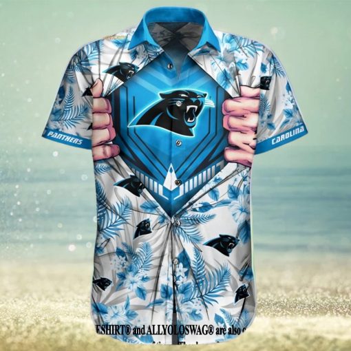 Carolina Panthers Grateful Dead Full Printed Hawaiian Shirt