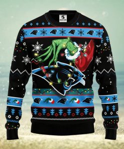 Carolina Panthers Grinch Christmas Ugly Sweater