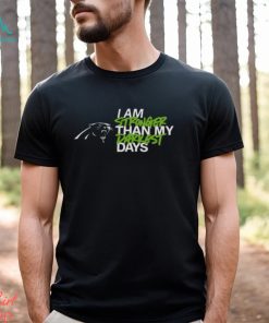 Carolina Panthers I Am Stronger Than My Darkest Days shirt