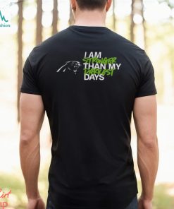 Carolina Panthers I Am Stronger Than My Darkest Days shirt