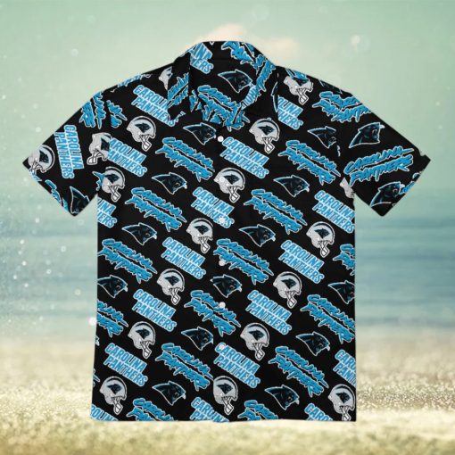 Carolina Panthers Men s Short Sleeve Shirt Hawaiian Shirts Button T Shirt Top