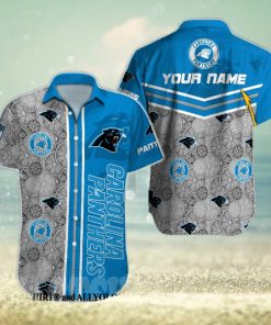 Carolina Panthers NFL 3D Full Printed Hawaiian Aloha Shirt