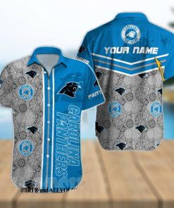 Carolina Panthers NFL 3D Full Printed Hawaiian Aloha Shirt