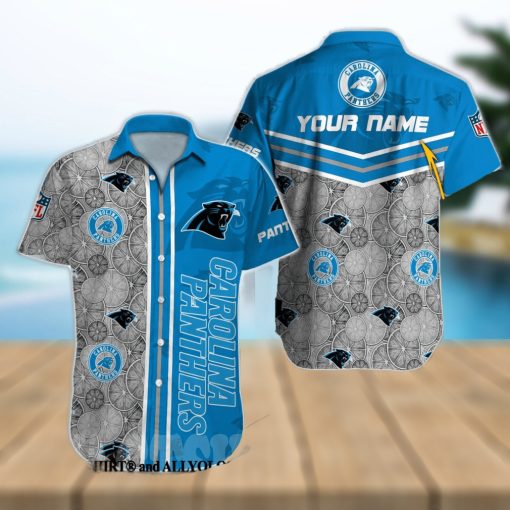 Carolina Panthers NFL 3D Full Printed Hawaiian Aloha Shirt