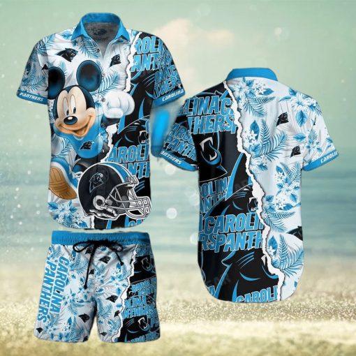 Carolina Panthers NFL 3D Hawaiian Shirt And Shorts For Men And Women Gift Fans