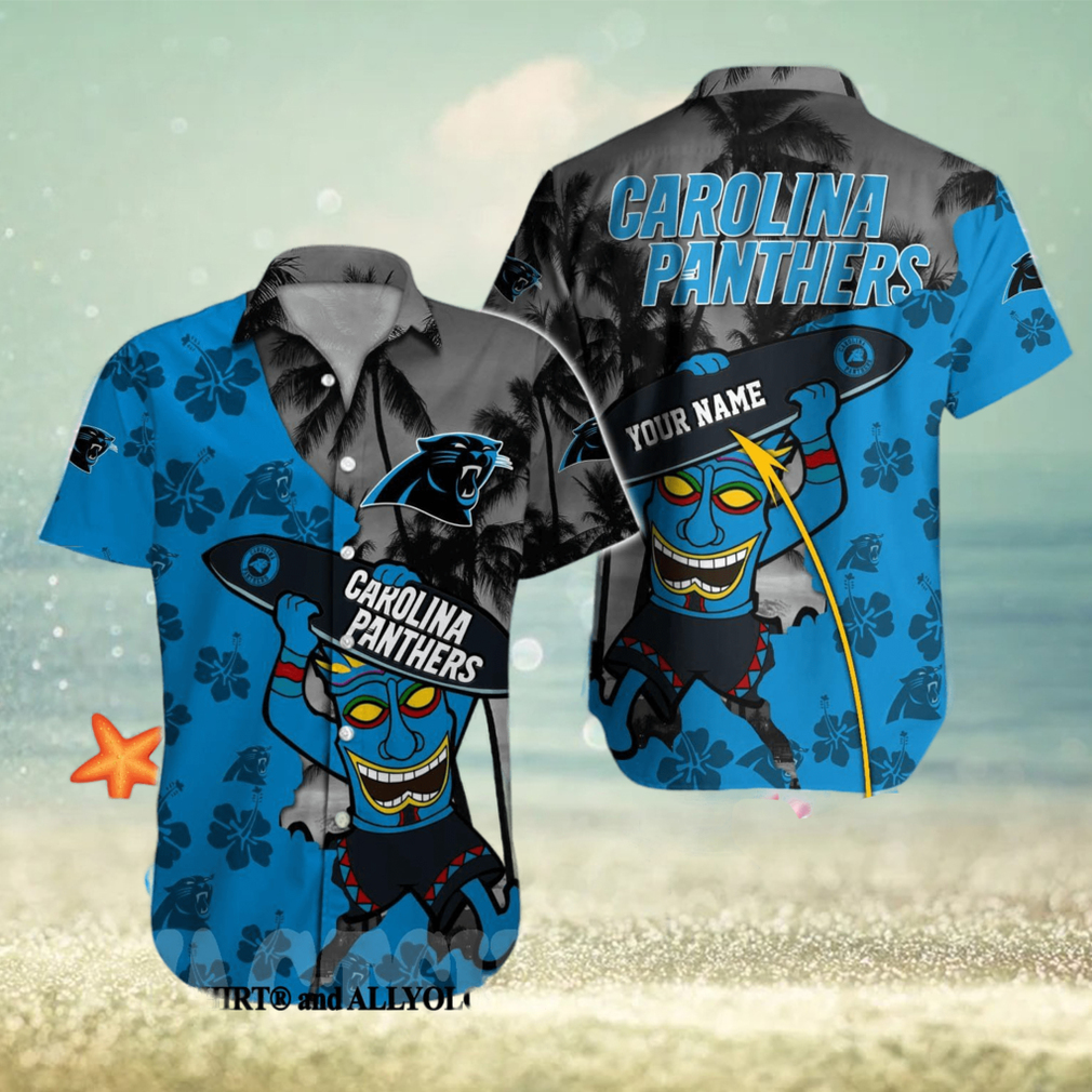 NFL Carolina Panthers Aloha Hawaiian Shirt - Limotees