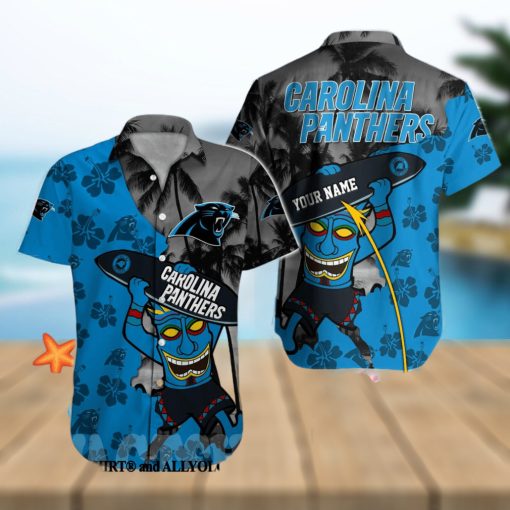 Carolina Panthers NFL All Over Printed 3D Vacation Hawaiian Shirt