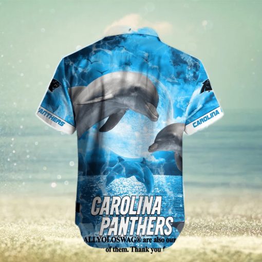 Carolina Panthers NFL Classic Full Printed Hawaiian Beach Shirt