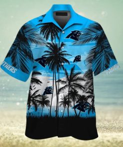 Carolina Panthers Short Sleeve Button Up Tropical Aloha Hawaiian Shirts For Men Women Shirt