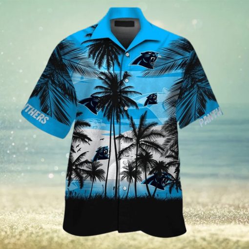 Carolina Panthers Short Sleeve Button Up Tropical Aloha Hawaiian Shirts For Men Women Shirt