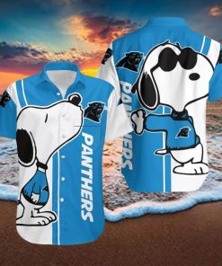 Carolina Panthers Snoopy Lover 3D Printed Hawaiian Shirt