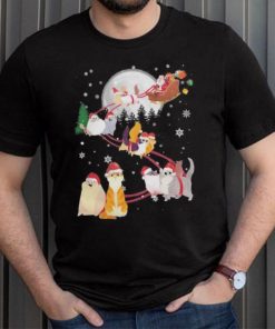 Cat 2  santa claus and sky Christmas sweatshirt