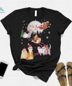 Cat 2  santa claus and sky Christmas sweatshirt