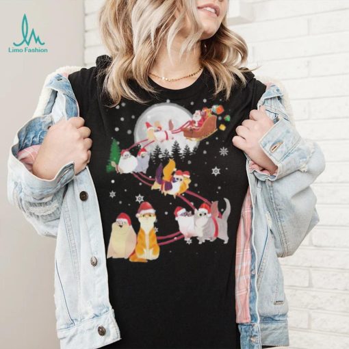 Cat 2  santa claus and sky Christmas sweatshirt