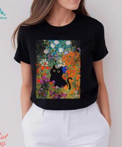 Cat Flower Classic T Shirt