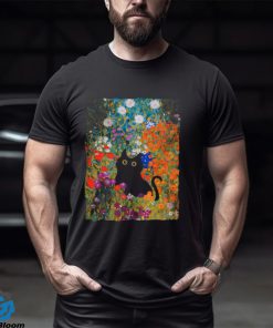 Cat Flower Classic T Shirt