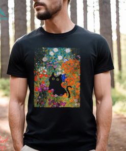 Cat Flower Classic T Shirt