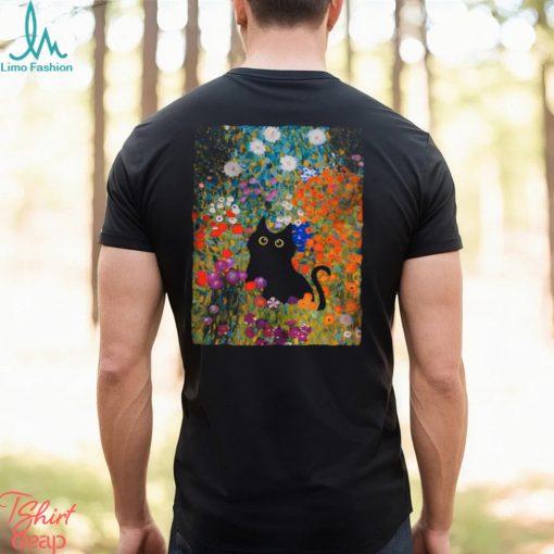 Cat Flower Classic T Shirt