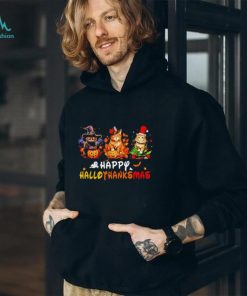 Cat Happy Hallothanksmas shirt