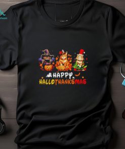 Cat Happy Hallothanksmas shirt