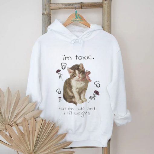 Cat I’M Toxic But I’M Cute And I Lift Weights 2023 Long Sleeve T Shirt