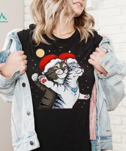 Cat Santa Hat Meme Christmas Pajama Funny Kitten Kitty X Mas Shirt