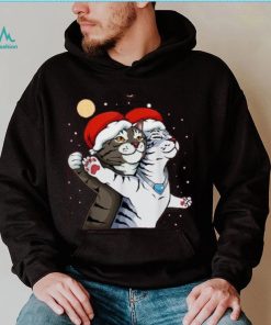 Cat Santa Hat Meme Christmas Pajama Funny Kitten Kitty X Mas Shirt