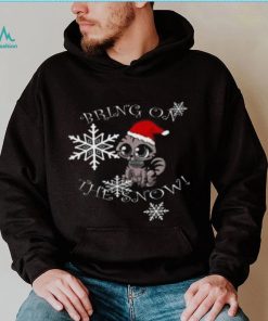 Cat bring on the snow Christmas T Shirt