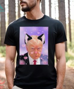 Catboy Trump Mugshot Cringey shirt
