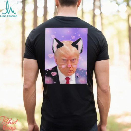Catboy Trump Mugshot Cringey shirt