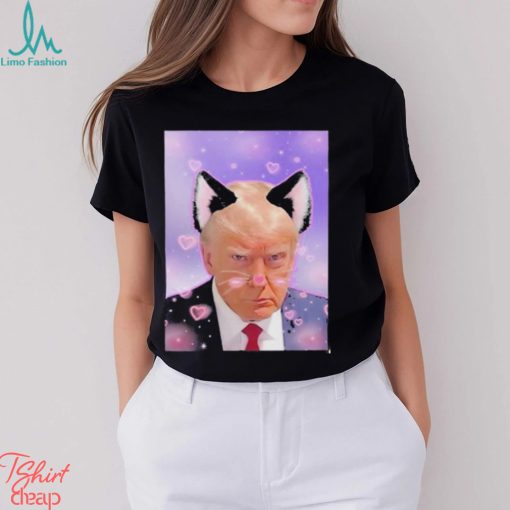 Catboy Trump Mugshot Cringey shirt