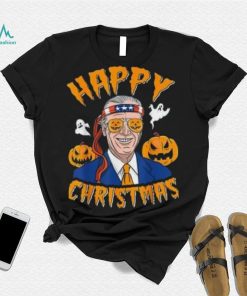 Caterpillar Joe Biden Confused Happy Christmas Funny Halloween T shirt
