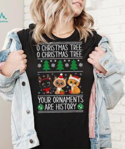 Cats Christmas Funny Cat Pajama For Cat Lovers Family Xmas Unisex Shirt