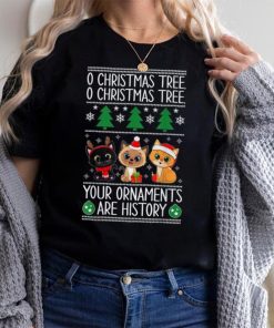 Cats Christmas Funny Cat Pajama For Cat Lovers Family Xmas Unisex Shirt