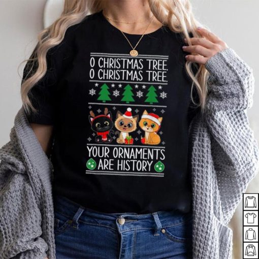 Cats Christmas Funny Cat Pajama For Cat Lovers Family Xmas Unisex Shirt
