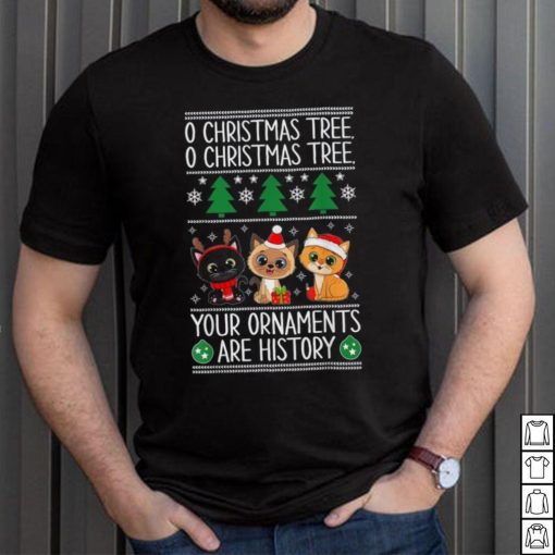 Cats Christmas Funny Cat Pajama For Cat Lovers Family Xmas Unisex Shirt