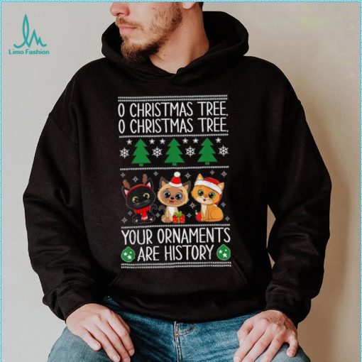 Cats Christmas Funny Cat Pajama For Cat Lovers Family Xmas Unisex Shirt