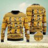 Edmonton Oilers Tree Ugly Christmas Fleece Sweater