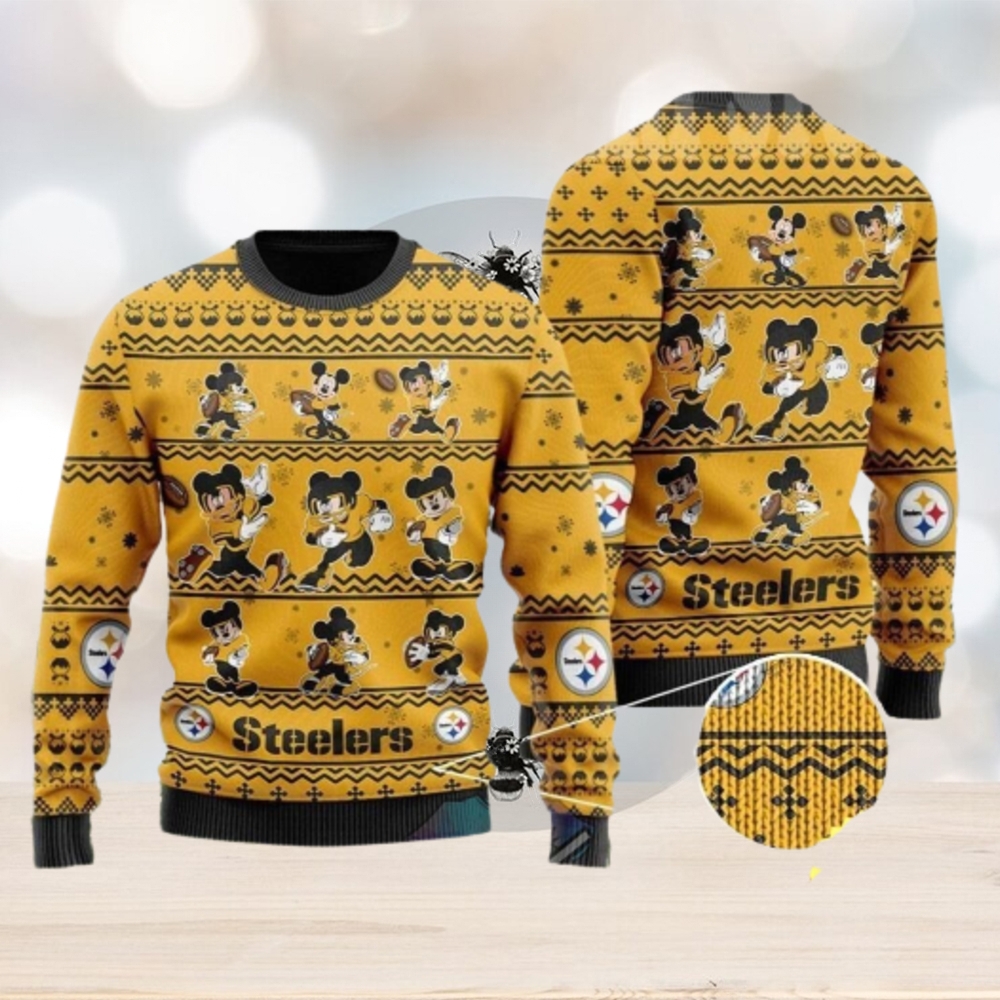 NFL Pittsburgh Steelers Ugly Christmas Sweater Grinch Show Your Team Spirit  - The Clothes You'll Ever Need