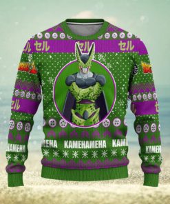 Cell Anime Dragon Ball Z Xmas Women Mens Ugly Christmas Sweater