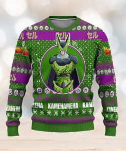 Cell Anime Dragon Ball Z Xmas Women Mens Ugly Christmas Sweater