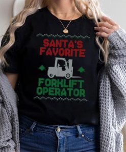 Certified Forklift Truck Operator Christmas Vintage Ugly Unisex Shirt