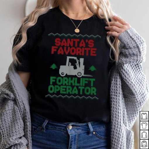 Certified Forklift Truck Operator Christmas Vintage Ugly Unisex Shirt