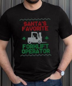 Certified Forklift Truck Operator Christmas Vintage Ugly Unisex Shirt